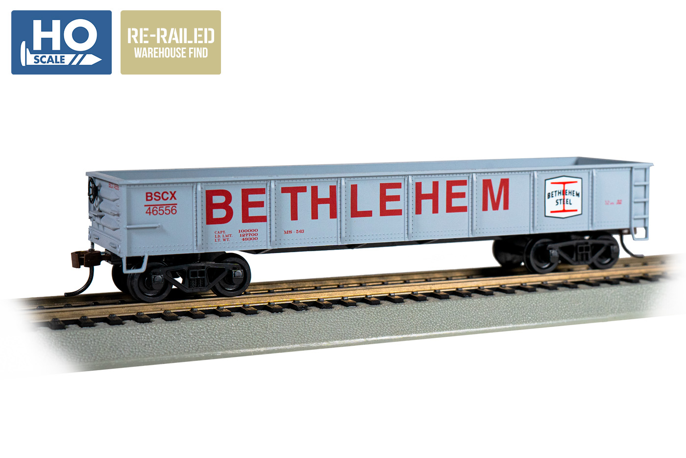 Gondola - Bethlehem Steel #46556 - Gray